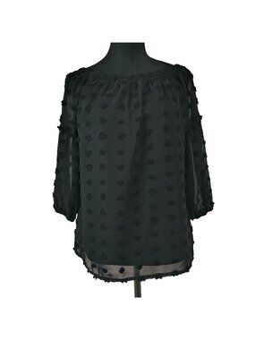 NWT Womens Kirundo Black Off the Shoulder Top S *